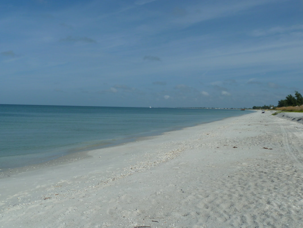Boca Grande Island deserted beach
